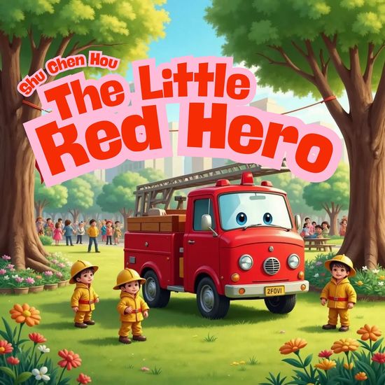 The Little Red Hero - Blaze the Fire Truck’s Big Adventures in Bravery - cover