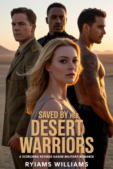 Saved by Her Desert Warriors - A scorching reverse harem military romance - cover