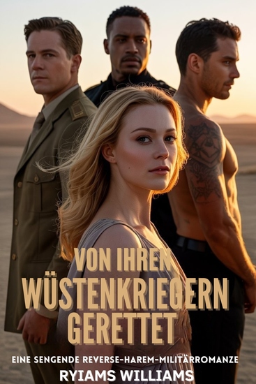 Von ihren Wüstenkriegern gerettet - Eine sengende Reverse-Harem-Militärromanze - cover