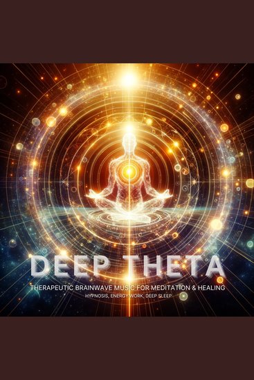 DEEP THETA: Therapeutic Brainwave Music for Meditation Healing and Deep Sleep - Hypnosis & Energy Work - cover