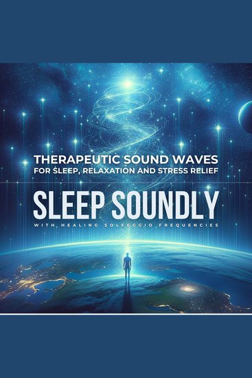 Therapeutic Sound Waves for Sleep Relaxation and Stress Relief - Sleep Soundly with Healing Solfeggio Frequencies - cover