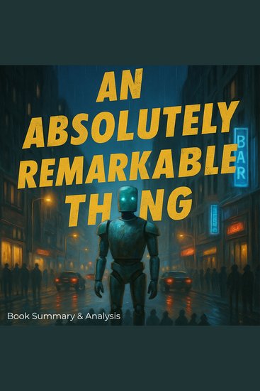 Absolutely Remarkable Thing An: Book Summary & Analysis - cover