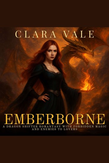 Emberborne - A Dragon Shifter Romantasy with Forbidden Magic and Enemies to Lovers - cover