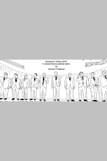 Versing for Voters 2016 - a versed-rhyme political satire on the 2016 American presidential debate - cover