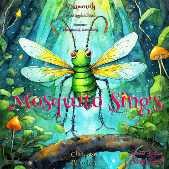 Mosquito Sings - "Coloured Bedtime StoryBook" - cover