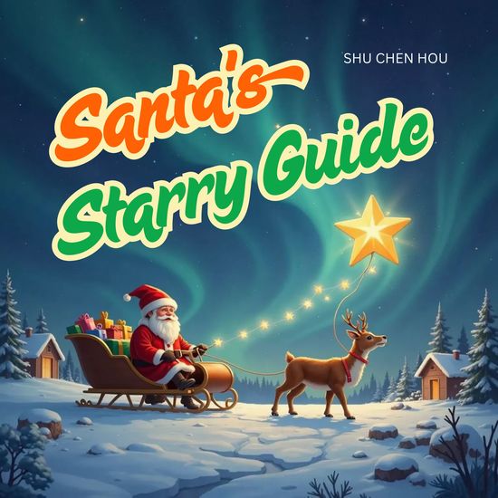 Santa’s Starry Guide - A Shining Christmas Eve Tale of Teamwork Light and Magic - cover