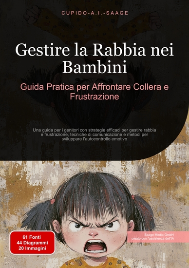 Gestire la Rabbia nei Bambini - Guida Pratica per Affrontare Collera e Frustrazione - cover