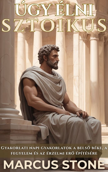 Úgy élni Sztoikus - Gyakorlati napi gyakorlatok a belső béke a fegyelem és az érzelmi erő építésére - cover