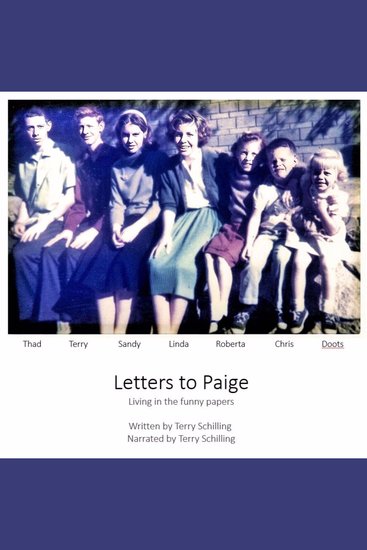Letters to Paige - Living in the funny papers - cover