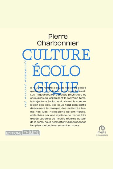 Culture écologique - cover
