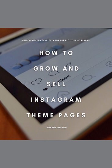 How to Grow and Sell Instagram Theme Pages - Build Audiences Fast Then Flip for Profit or Ad Revenue - cover