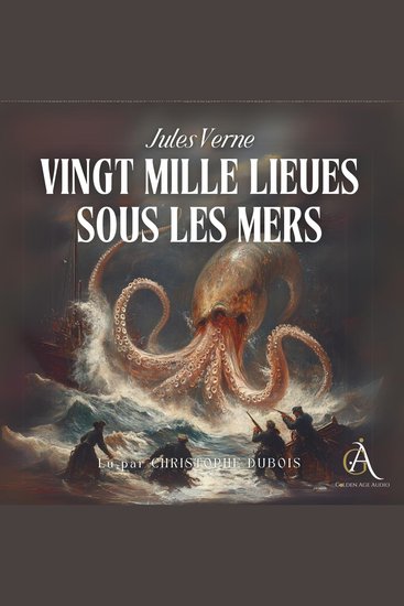 Vingt mille lieues sous les mers - Livre Audio - cover