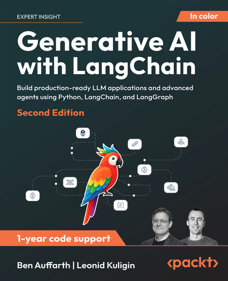 Generative AI with LangChain - Build production-ready LLM applications and advanced agents using Python LangChain and LangGraph - cover