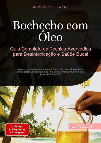 Bochecho com Óleo - Guia Completo da Técnica Ayurvédica para Desintoxicação e Saúde Bucal Aprenda os fundamentos benefícios e métodos práticos desta antiga terapia de limpeza que fortalece o sistema imunológico e promove bem-estar - cover