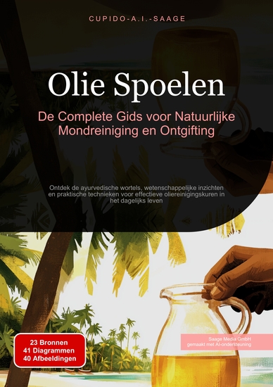 Olie Spoelen - De Complete Gids voor Natuurlijke Mondreiniging en Ontgifting Ontdek de ayurvedische wortels wetenschappelijke inzichten en praktische technieken voor effectieve oliereinigingskuren in het dagelijks leven - cover