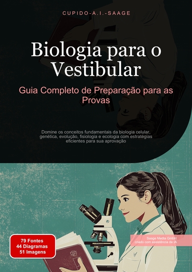 Biologia para o Vestibular - Guia Completo de Preparação para as Provas Domine os conceitos fundamentais da biologia celular genética evolução fisiologia e ecologia com estratégias eficientes para sua aprovação - cover
