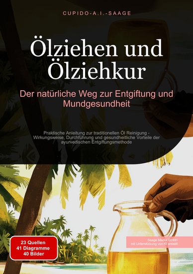 Ölziehen und Ölziehkur - Der natürliche Weg zur Entgiftung und Mundgesundheit Praktische Anleitung zur traditionellen Öl Reinigung - Wirkungsweise Durchführung und gesundheitliche Vorteile der ayurvedischen Entgiftungsmethode - cover
