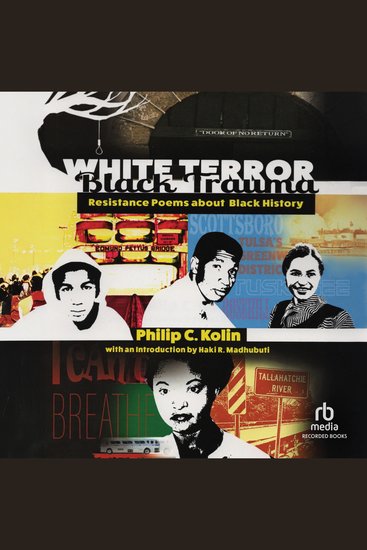White Terror Black Trauma - Resistance Poems About Black History - cover