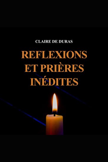 Réflexions et prières inédites - cover