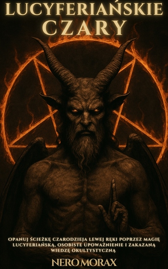 Lucyferiańskie Czary - Opanuj ścieżkę czarodzieja lewej ręki poprzez magię lucyferiańską osobiste upoważnienie i zakazaną wiedzę okultystyczną - cover