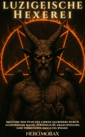 Luzigeische Hexerei - Meistere den Pfad des linken Zauberers durch luziferische Magie persönliche Ermächtigung und verbotenes okkultes Wissen - cover