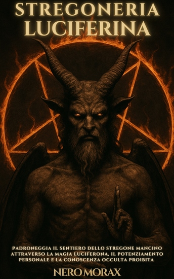 Stregoneria Luciferina - Padroneggia il sentiero dello stregone mancino attraverso la magia luciferona il potenziamento personale e la conoscenza occulta proibita - cover