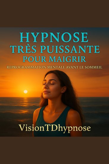 Hypnose Très Puissante pour Maigrir – Reprogrammation Mentale Avant le Sommeil - Perte de poids visualisation guidée transformation mentale et reprogrammation nocturne - cover