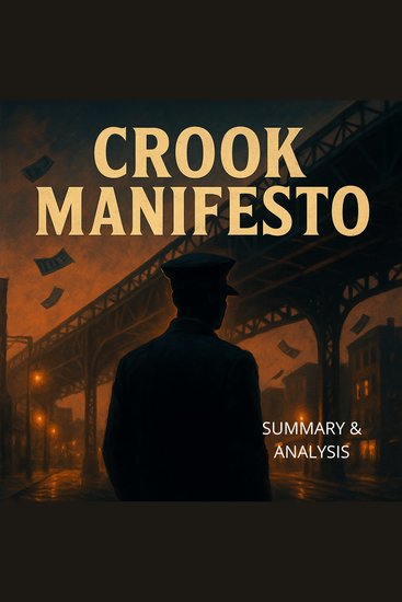 Crook Manifesto: Book summary & analysis - cover