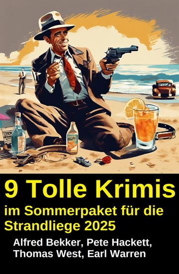 9 Tolle Krimis im Sommerpaket für die Strandliege 2025 - cover