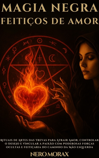 Magia Negra Feitiços De Amor - Rituais de Artes das Trevas para Atrair Amor Controlar o Desejo e Vincular a Paixão com Poderosas Forças Ocultas e Feitiçaria do Caminho da Mão Esquerda - cover