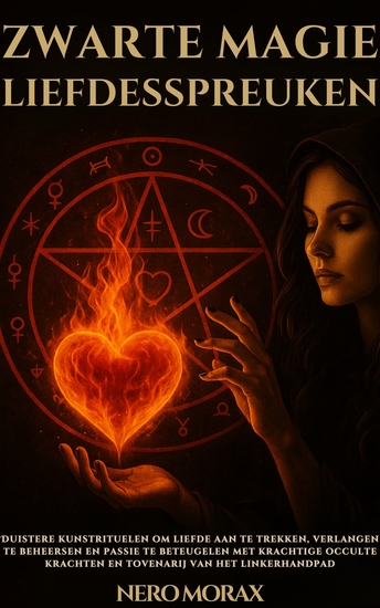 Zwarte Magie Liefdesspreuken - Duistere kunstrituelen om liefde aan te trekken verlangen te beheersen en passie te beteugelen met krachtige occulte krachten en tovenarij van het linkerhandpad - cover