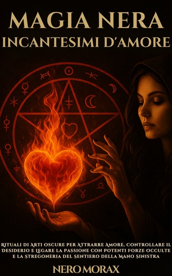 Magia Nera Incantesimi D'amore - Rituali di Arti Oscure per Attrarre Amore Controllare il Desiderio e Legare la Passione con Potenti Forze Occulte e la Stregoneria del Sentiero della Mano Sinistra - cover