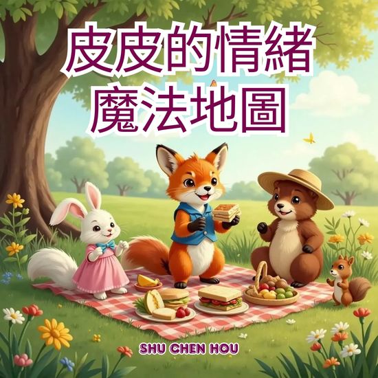 皮皮的情緒魔法地圖 - 跟著小狐狸皮皮，探索心情島的神奇冒險，學會與情緒做朋友！ - cover