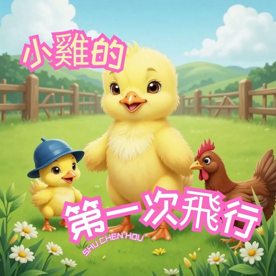 小雞的第一次飛行 - 鼓起勇氣展翅高飛的冒險 - cover