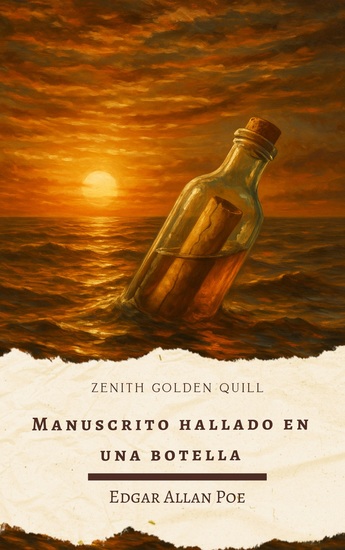 Manuscrito hallado en una botella - Cuento de misterio náutico y horror clásico de Edgar Allan Poe - cover