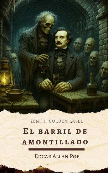 El Barril de Amontillado - Relato gótico de Edgar Allan Poe: Venganza oscuridad y locura en español - cover