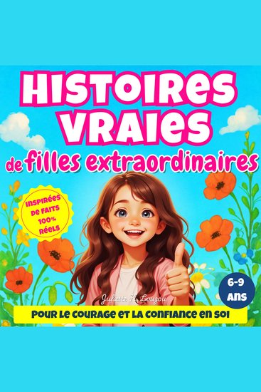 Histoires vraies de filles extraordinaires - 10 histoires vraies adaptées pour le courage et la confiance en soi - cover