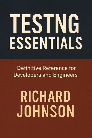 TestNG Essentials - Definitive Reference for Developers and Engineers - cover