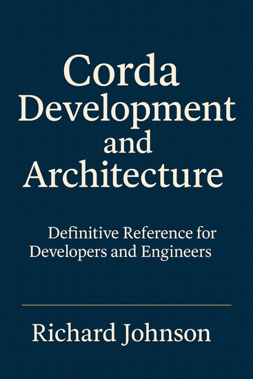 Corda Development and Architecture - Definitive Reference for Developers and Engineers - cover
