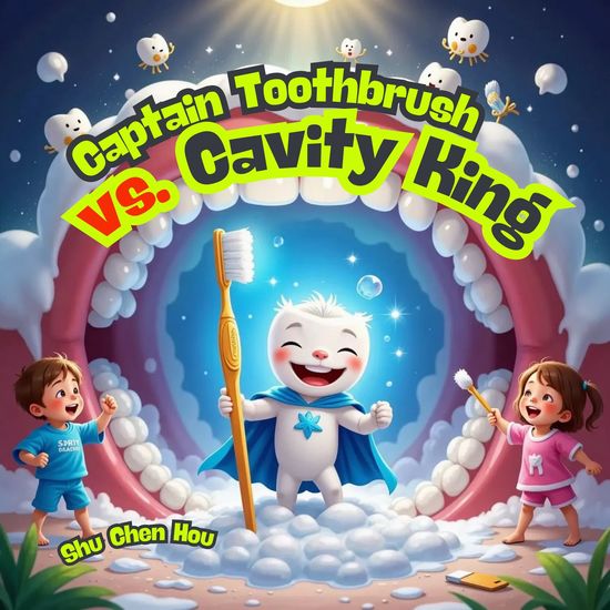 Captain Toothbrush vs Cavity King - A Sparkling Superhero Showdown Against Sugar Bugs! - cover