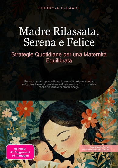 Madre Rilassata Serena e Felice - Strategie Quotidiane per una Maternità Equilibrata - cover
