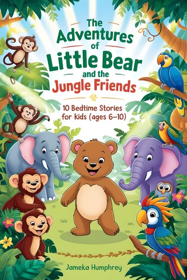 The Adventures of Little Bear and the Jungle Friends - 10 Bedtime Stories for kids (Ages 6-10) - cover