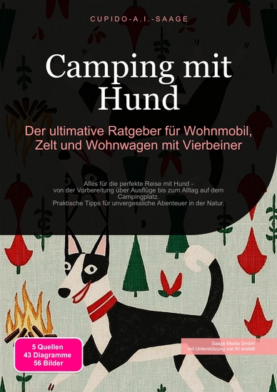 Camping mit Hund - Der ultimative Ratgeber für Wohnmobil Zelt und Wohnwagen mit Vierbeiner - cover