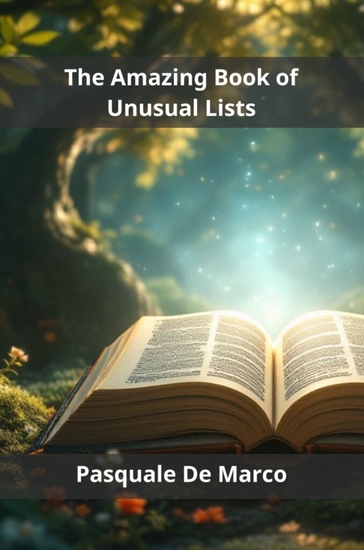 The Amazing Book of Unusual Lists - cover