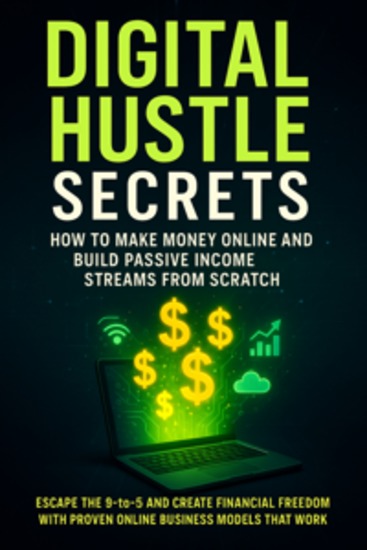Digital Hustle Secrets - How to Make Money Online and Build Passive Income Streams from Scratch - cover