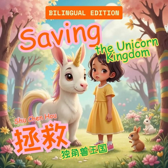 Saving the Unicorn Kingdom 拯救独角兽王国 - A Magical Bilingual Adventure in English and Chinese About Courage Friendship and Saving a Fantasy World - cover