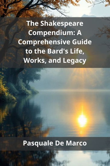 The Shakespeare Compendium - A Comprehensive Guide to the Bard's Life Works and Legacy - cover