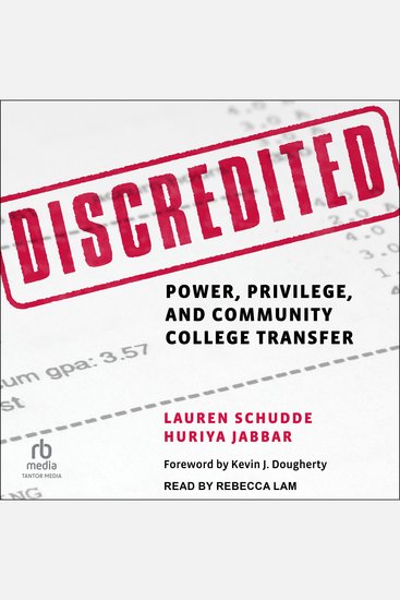 Discredited - Power Privilege and Community College Transfer - cover