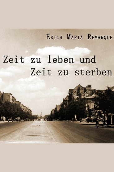 Zeit zu leben Zeit zu sterben - cover