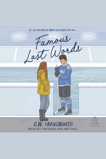 Famous Last Words - cover